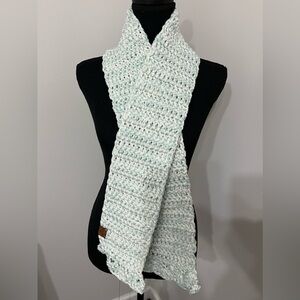 NWT, Scarf, Glacier Blue and White